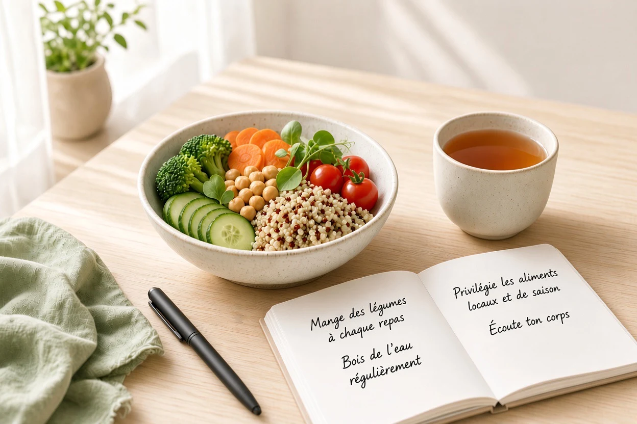 Bol équilibré et carnet de conseils nutrition