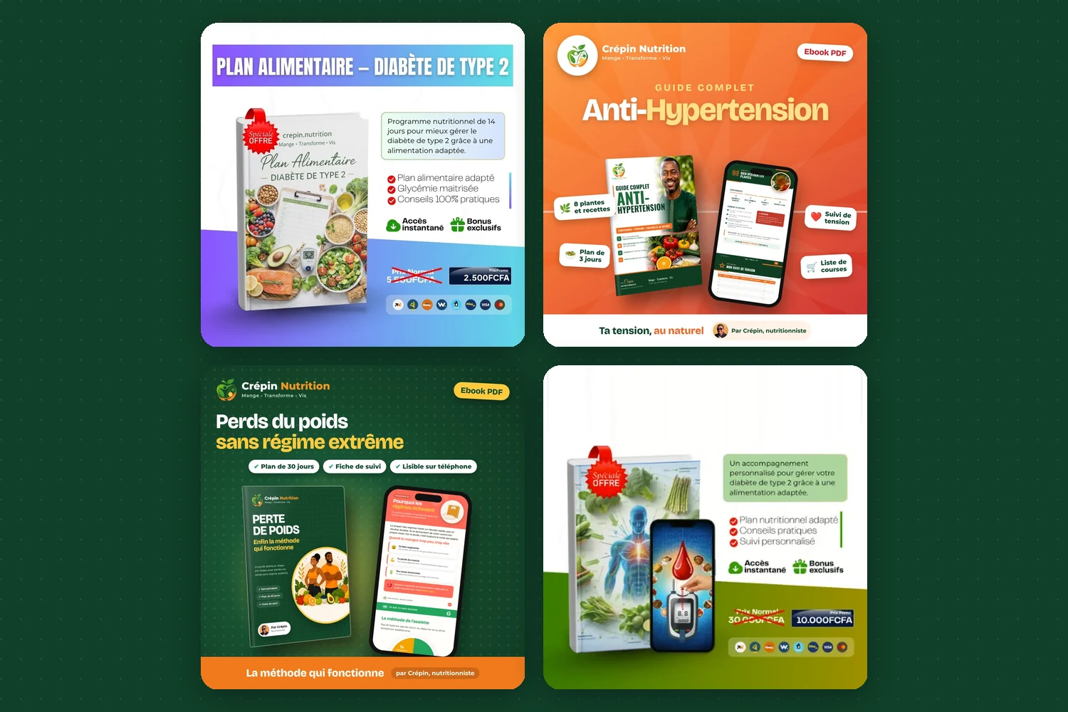 Les guides Crépin Nutrition